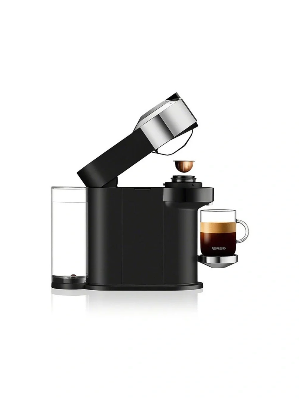 Nespresso Vertuo Next Deluxe Coffee & Espresso Maker - Black and Silver